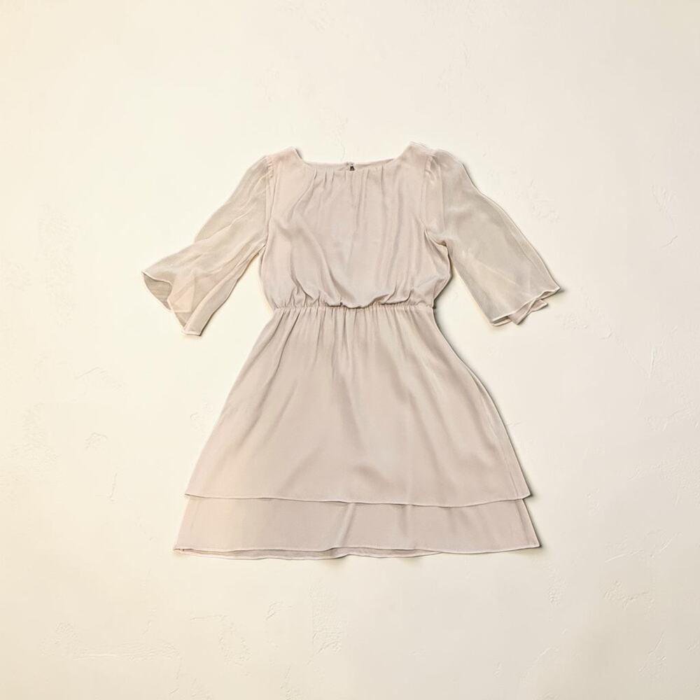 Alice + Olivia Blush Pink Silk Mini Dress – Size S